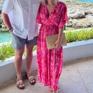 Pink Vacation Maxi Dress